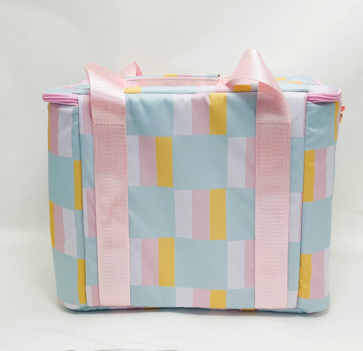 Pastel Squared Insulated Picnic Cooler Bag