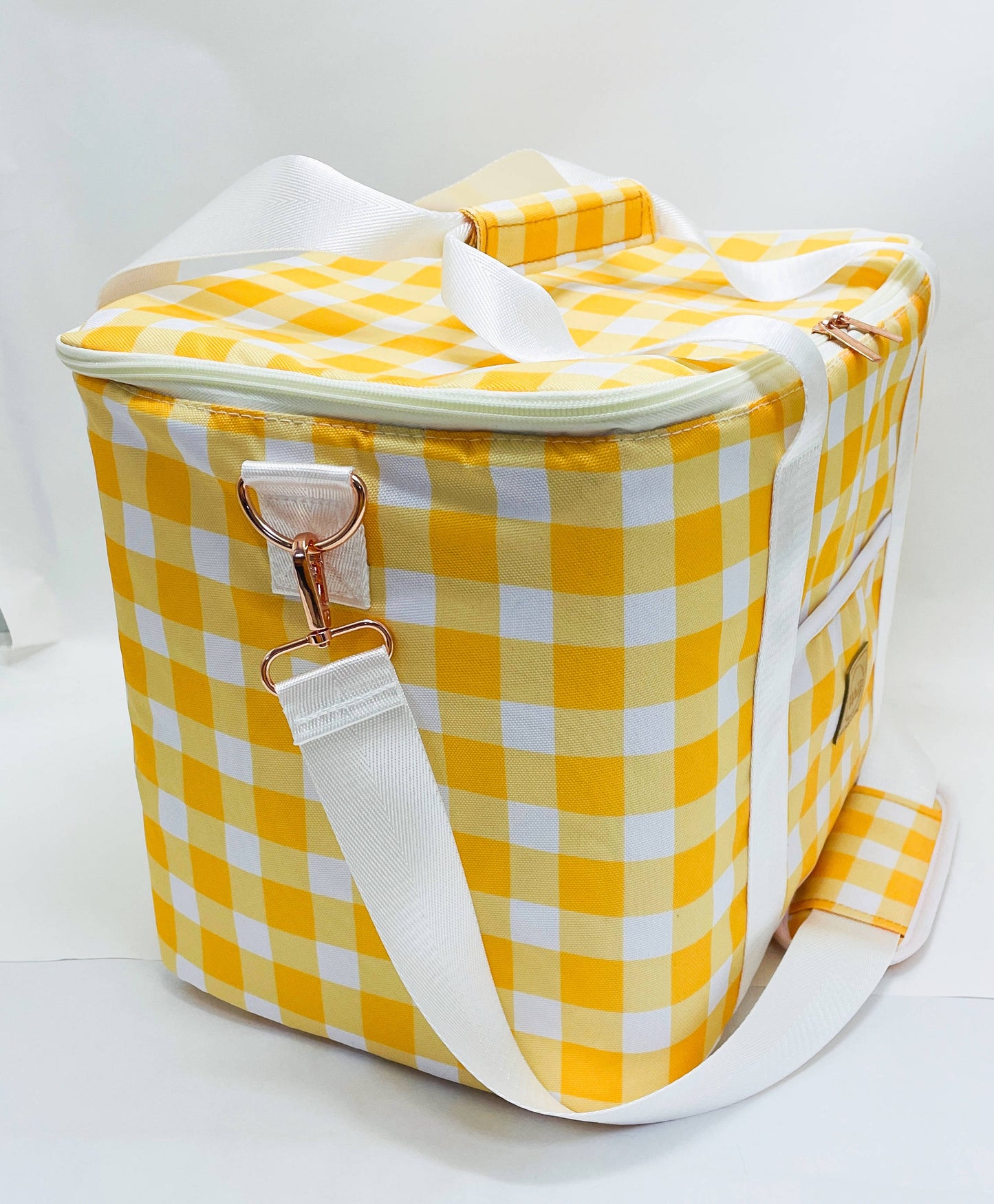 Sunshine Check Insulated Picnic Cooler Bag