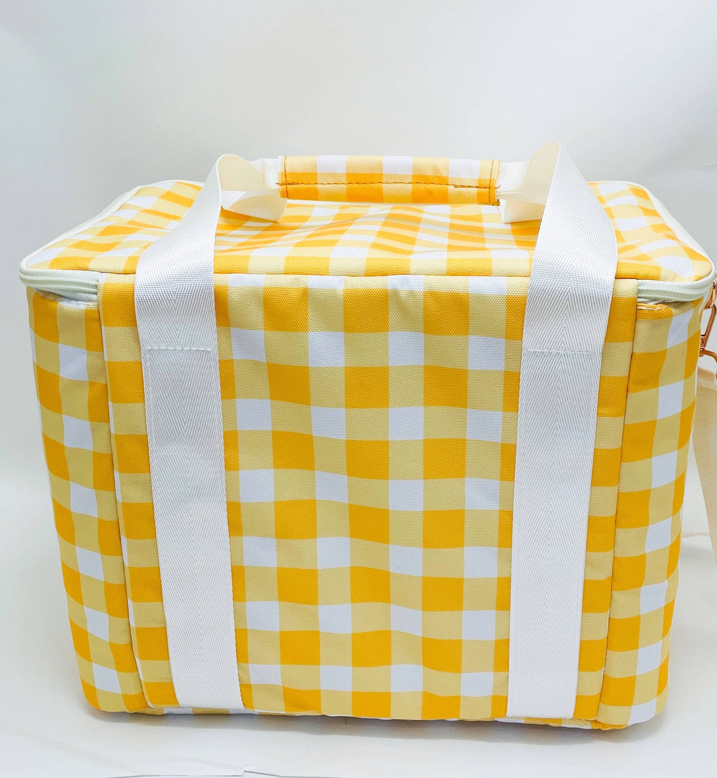 Sunshine Check Insulated Picnic Cooler Bag