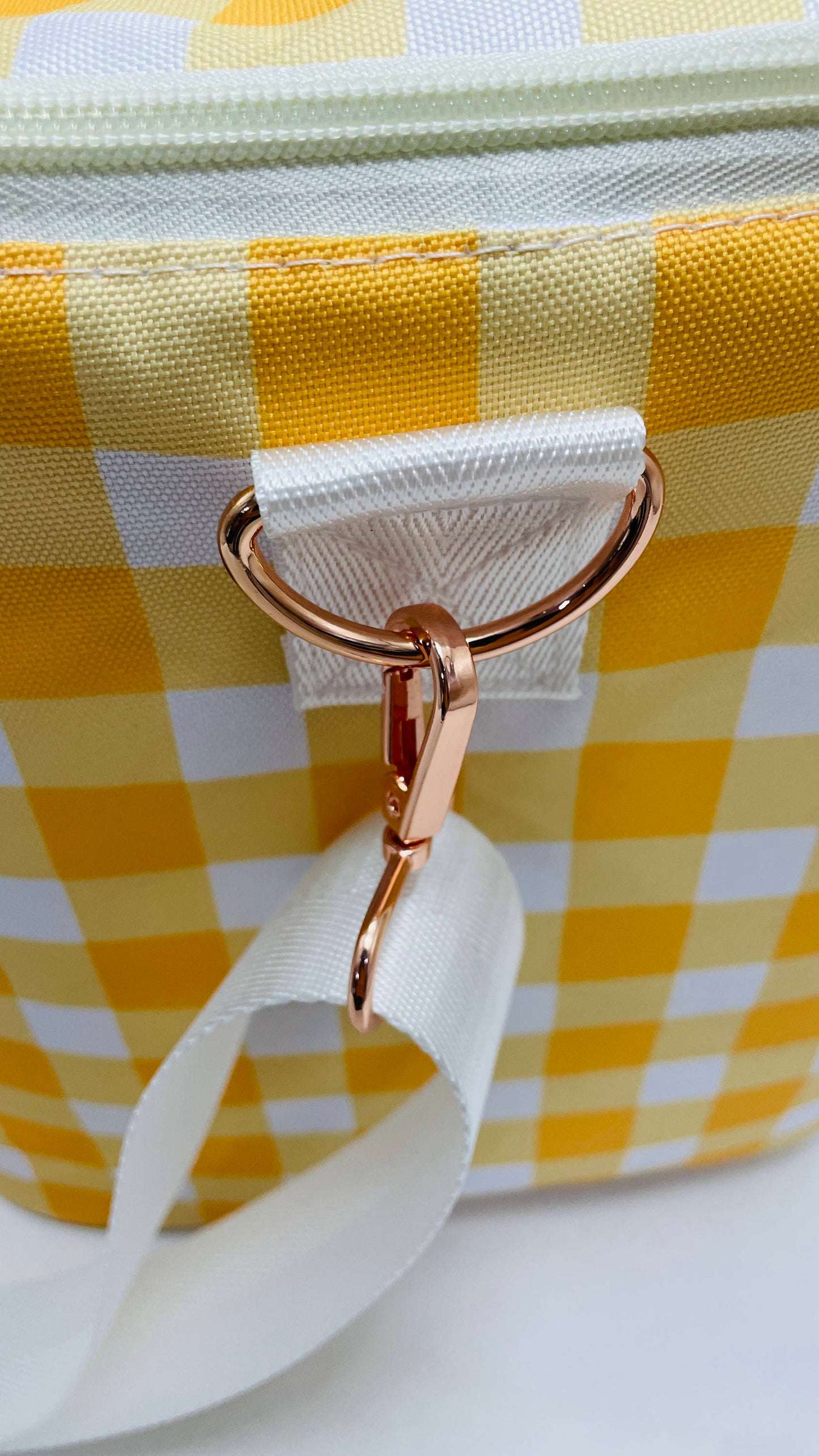 Sunshine Check Insulated Picnic Cooler Bag