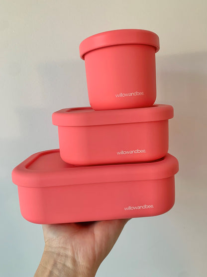 Coral Silicone Snack Container