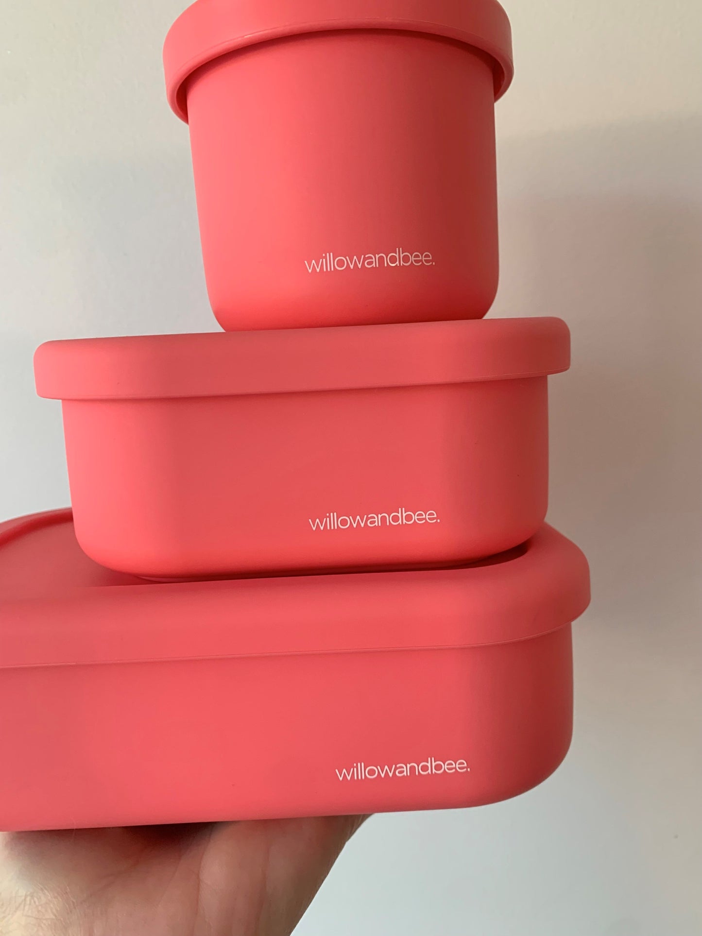 Coral Silicone Snack Container