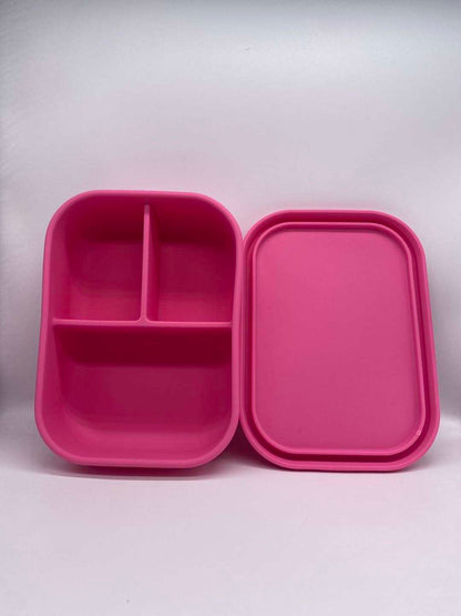 Hot Pink Silicone Snack Container