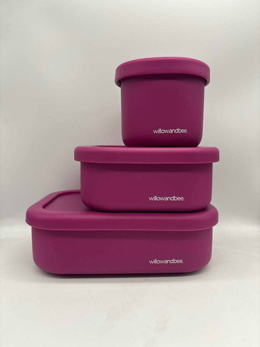 Plum Silicone 3 Piece Bundle