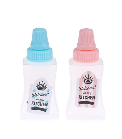 Pastel Mini Sauce Bottles (2 pieces)