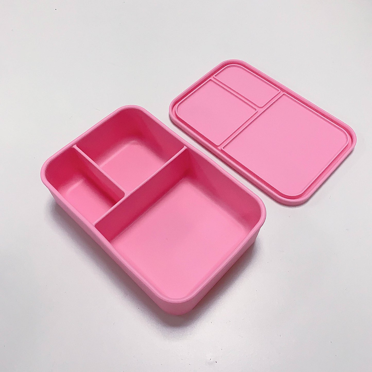 Pastel Pink Silicone Sandwich Bento