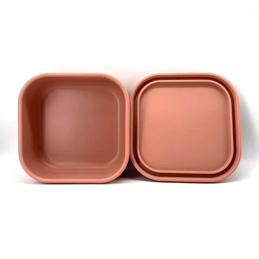 Silicone Lunch Container Blush Pink