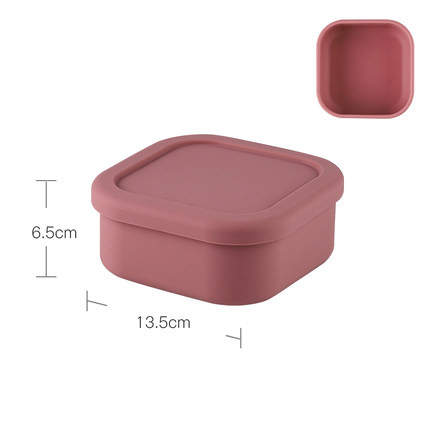 Silicone Lunch Container Blush Pink